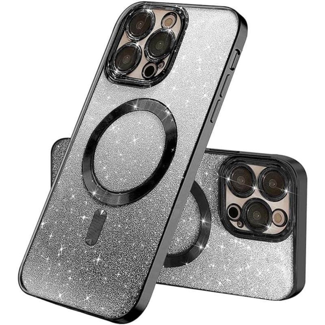 Чохол Shiny Magnetic для iPhone 13 Pro чорний-0