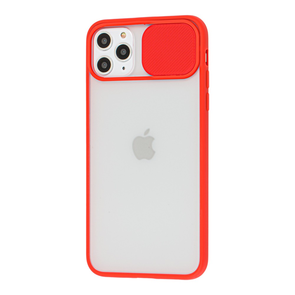 Накладка Camshield mate TPU для IPhone 11 Pro червона шторка-0