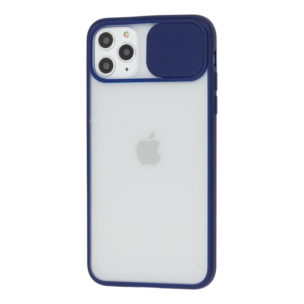 Накладка Camshield mate TPU для IPhone 11 Pro синя шторка-0