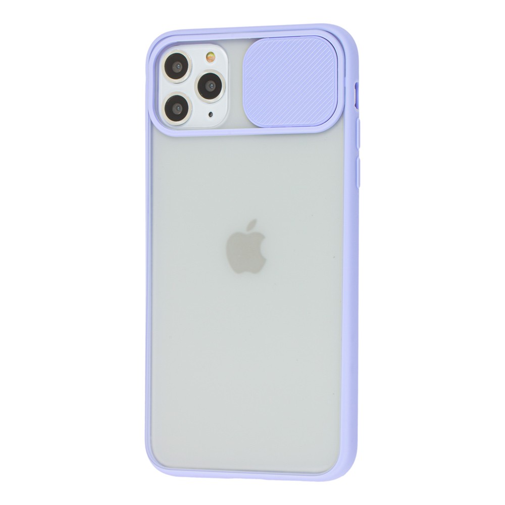 Накладка Camshield mate TPU для IPhone 11 Pro бузкова шторка-0
