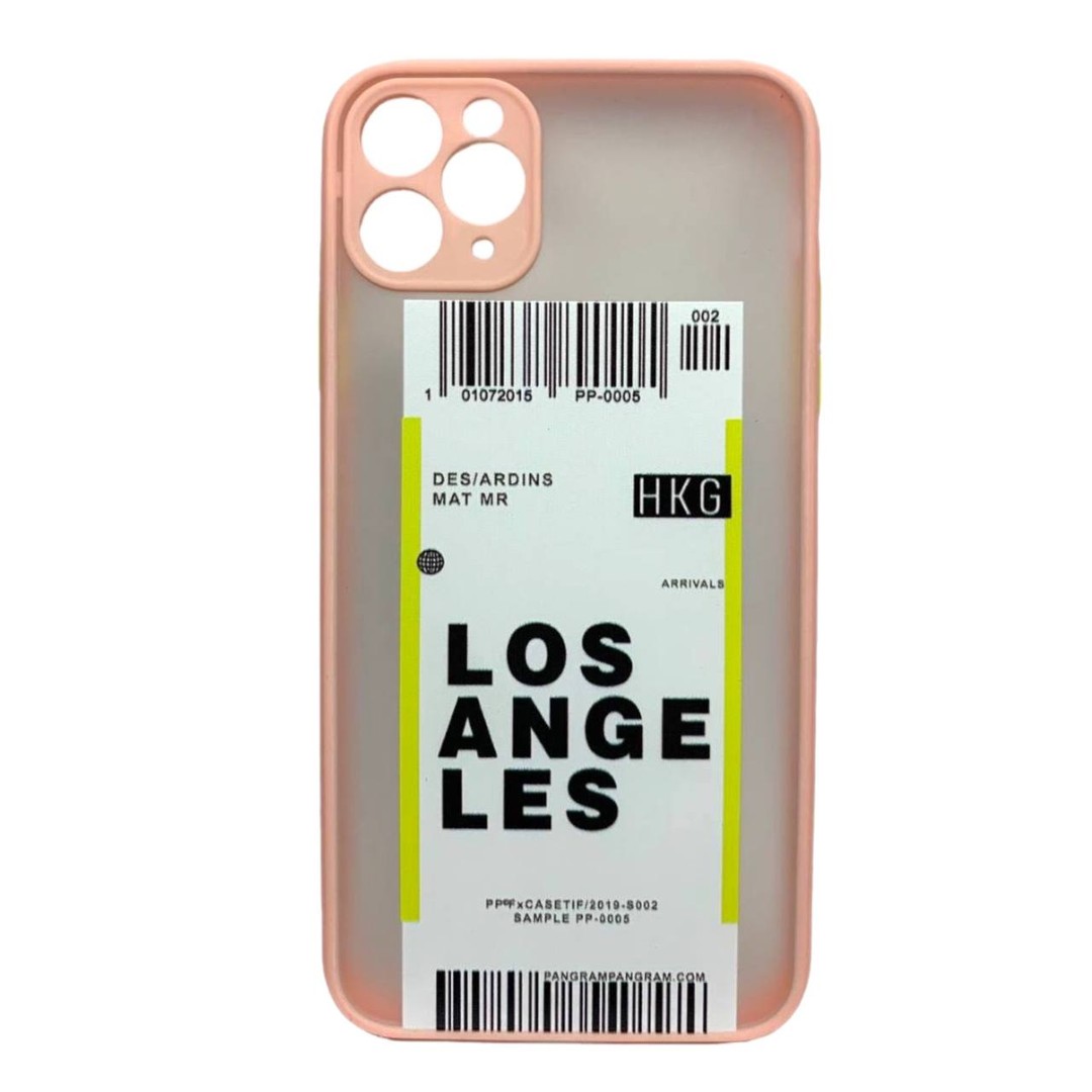 Накладка Totu Gingle Print для IPhone 11 Pro Max HKG рожевий-0