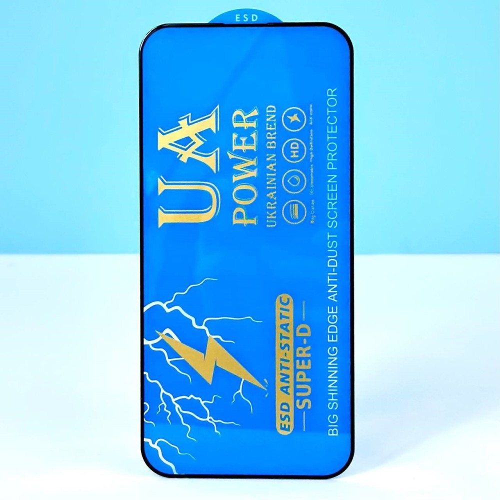 Захисне скло UA POWER ESD Anti-Static Super-D для Xiaomi Redmi Note 8 Pro-0