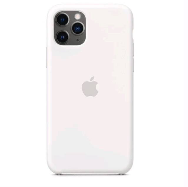 Silicone Case iPhone 11 Pro (White)-0