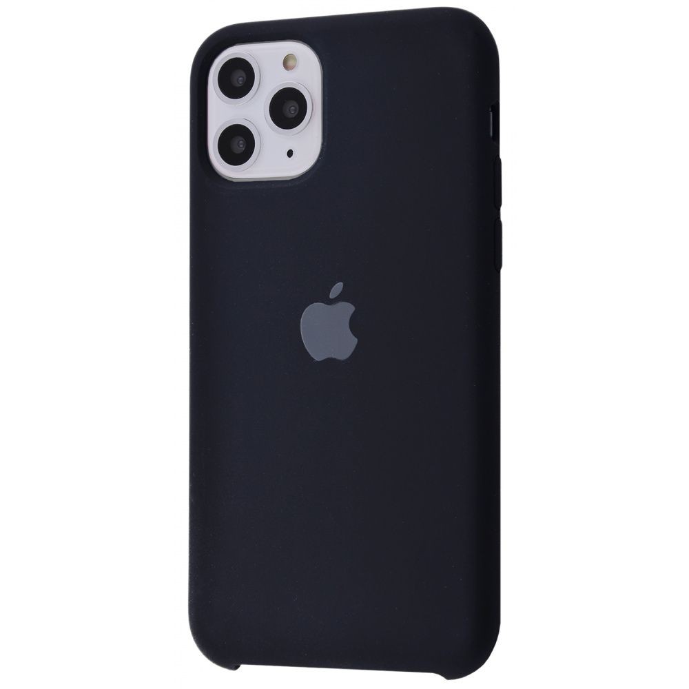 Silicone Case (AA) для iPhone 11 Pro (Black)-0