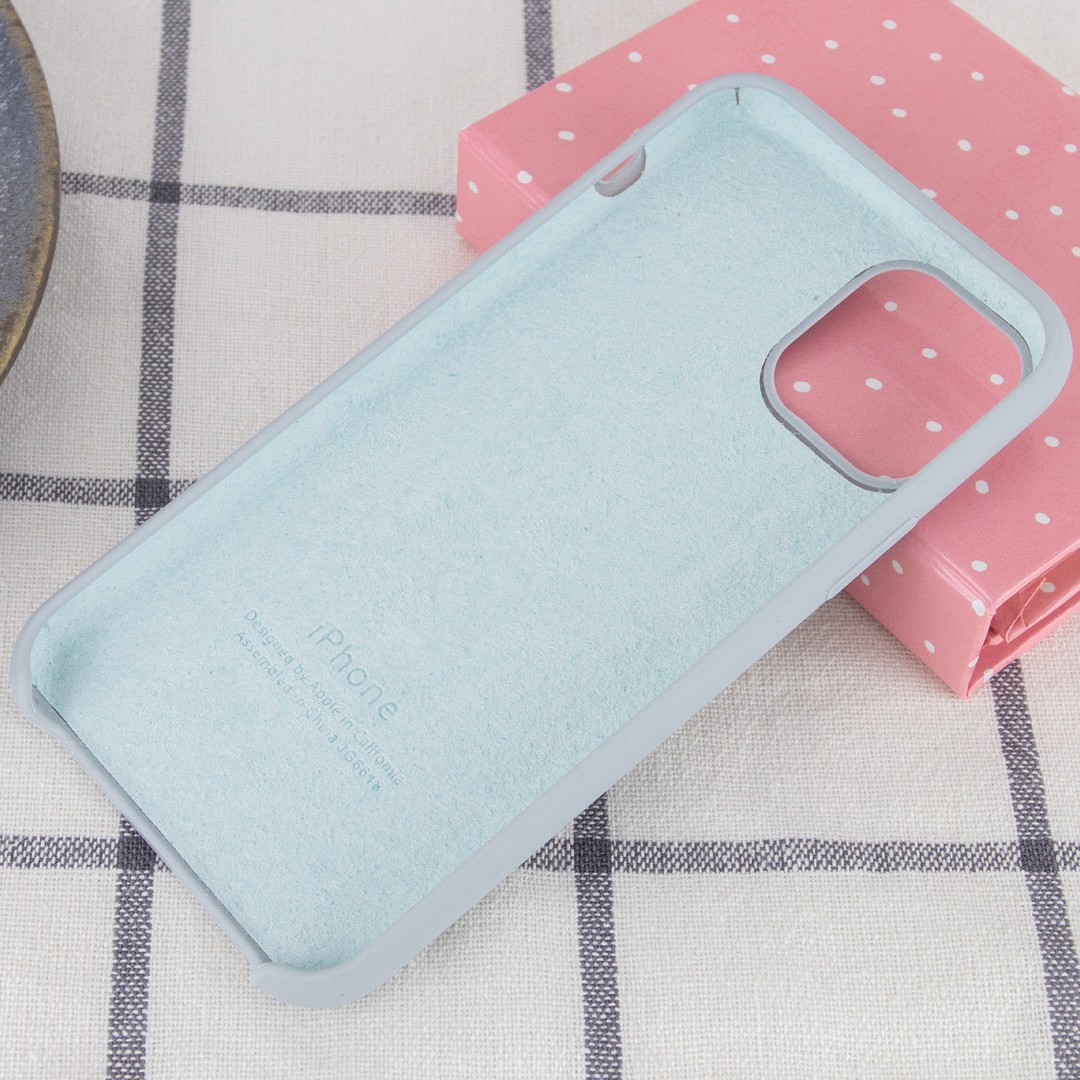Silicone Case (AA) для iPhone 11 Pro Max (6.5") (Mist Blue)-2