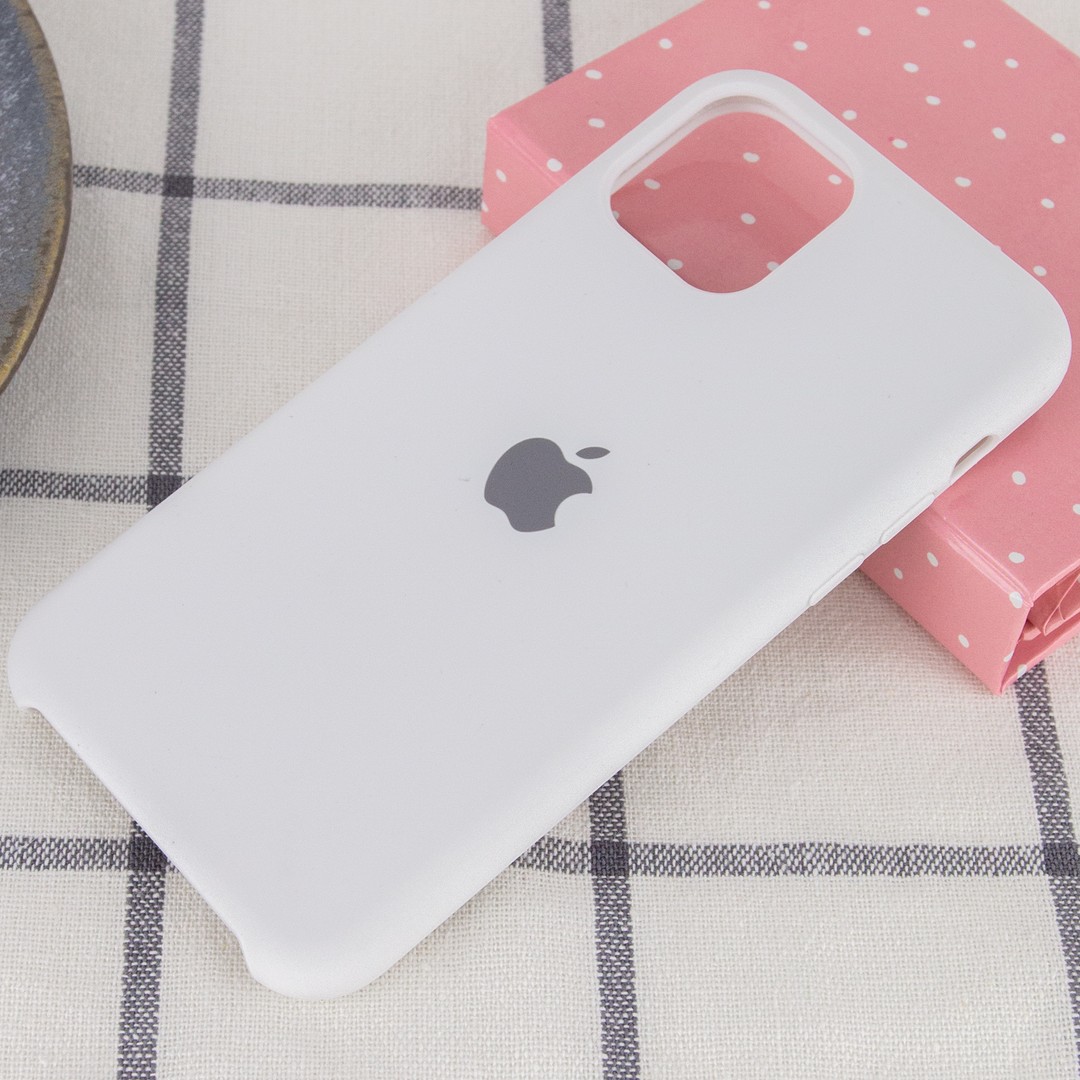 Silicone Case (AA) для iPhone 11 Pro Max (6.5") (White)-1