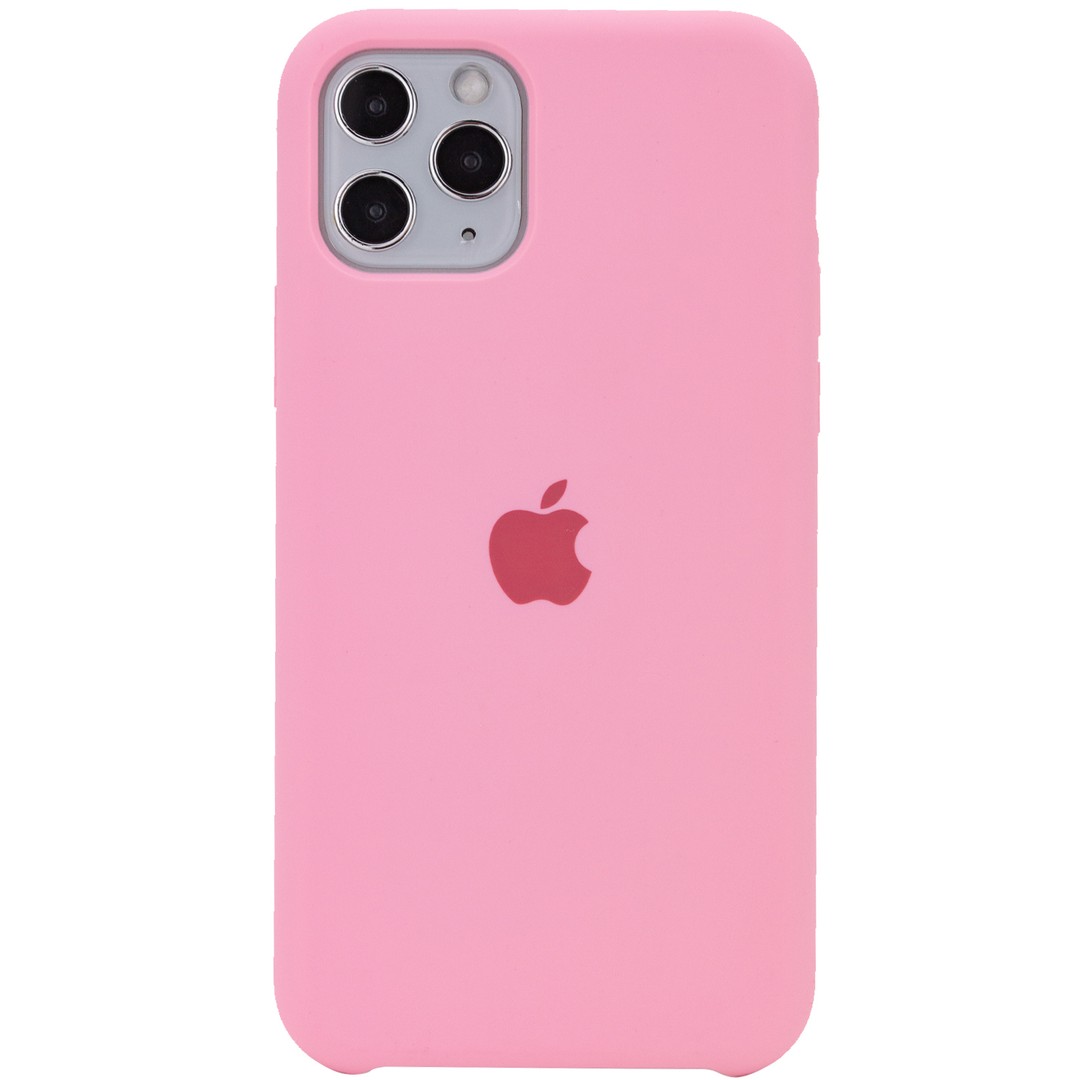 Silicone Case (AA) для iPhone 11 Pro Max (6.5") (Pink)-0