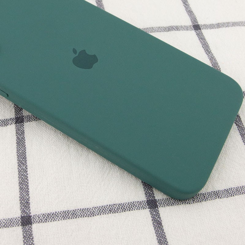 Silicone Case Square Full Camera Protective (AA) для iPhone 11 Pro (Pine Green)-1