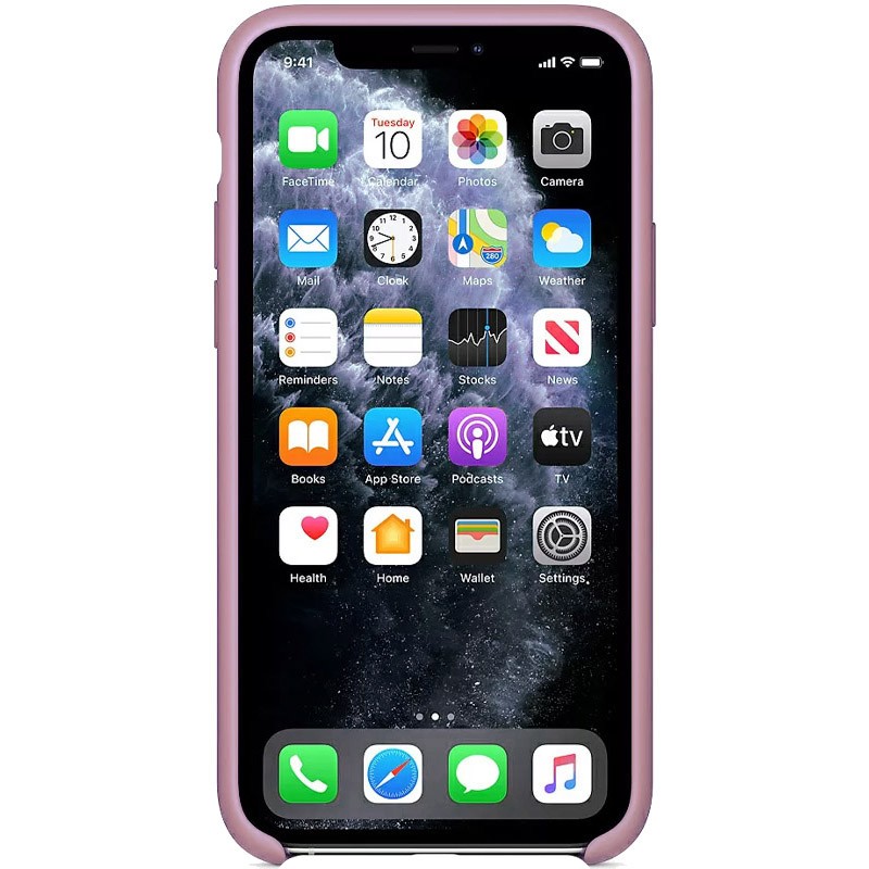 Silicone Case (AA) для iPhone 11 Pro Max (Lilac Pride)-1