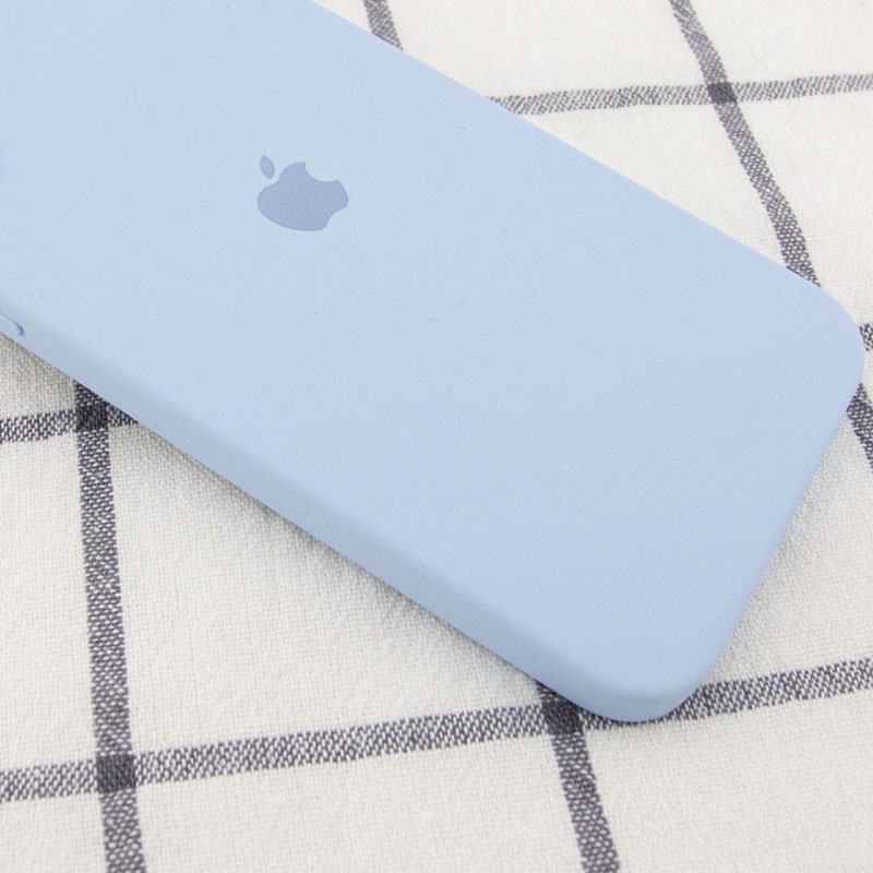 Silicone Case Square Full Camera Protective (AA) для iPhone 11 Pro (Mist Blue)-1