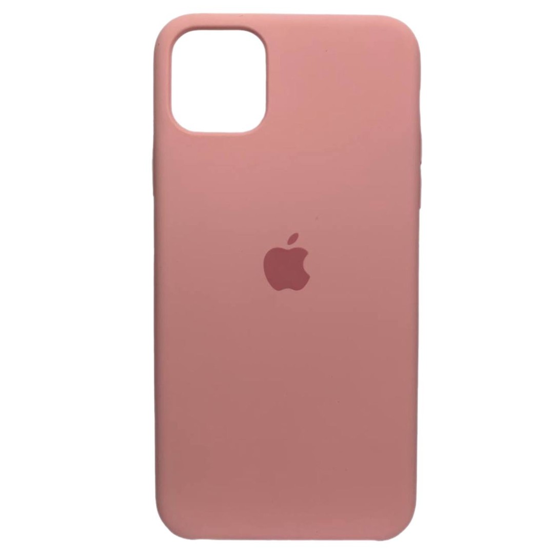 Silicone Case (AA) для iPhone 11 Pro Max (6.5") (Pink powder)-0