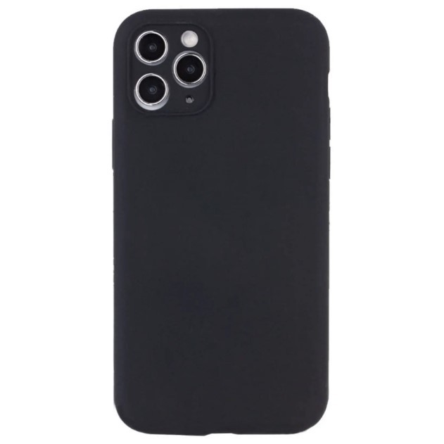 Silicone Case Full Camera Protective NO LOGO для iPhone 13 Pro (Black)-0