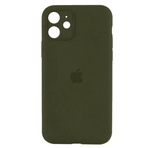 Silicone Case Full Camera Protective (AA) для iPhone 12  (6.1")  (Virid)-0