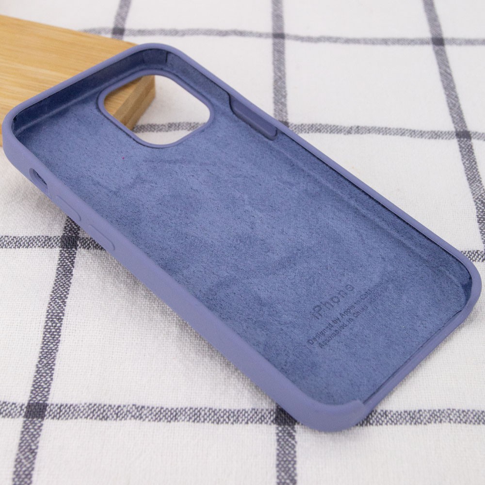 Silicone Case (AA) для iPhone 12 mini (5.4") (Lavender Gray)-2