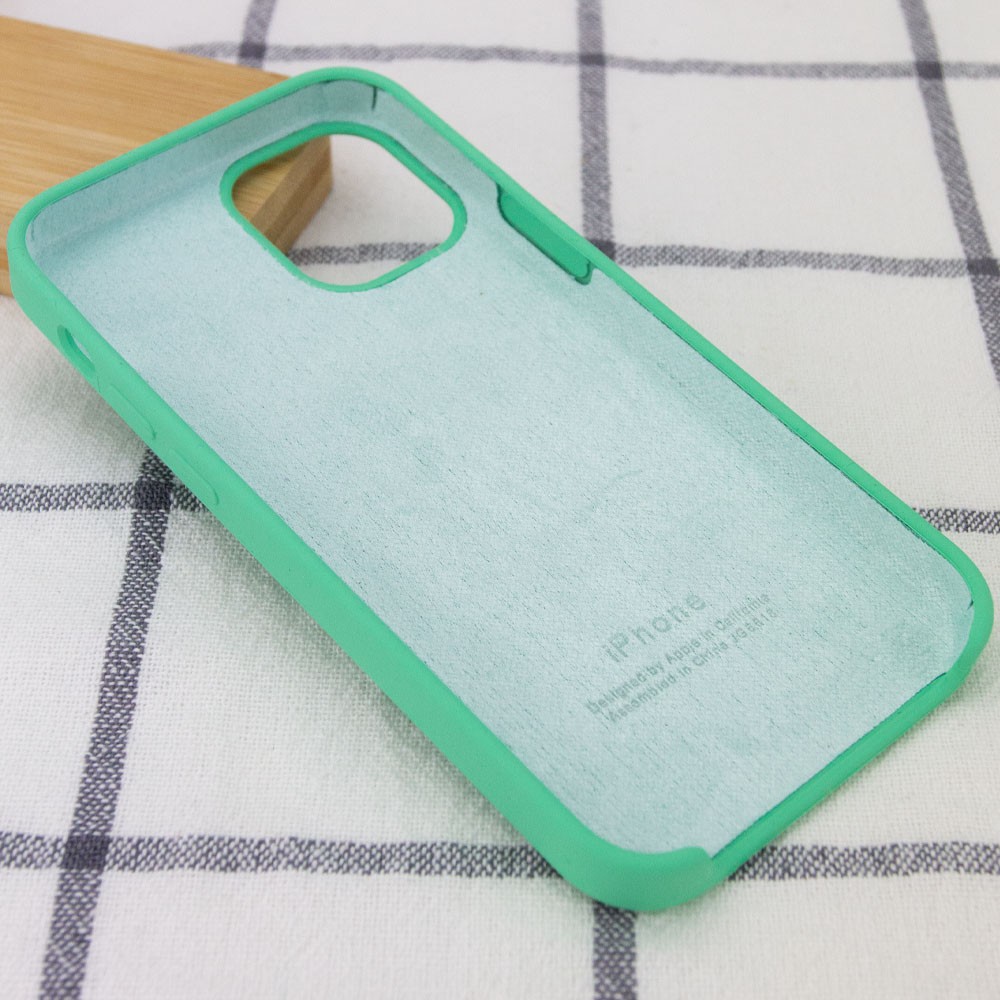 Silicone Case (AA) для iPhone 12 Pro / 12 (6.1") (Spearmint)-2