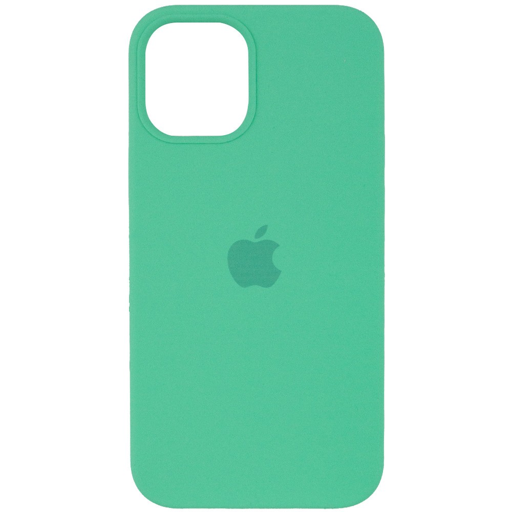 Silicone Case (AA) для iPhone 12 Pro / 12 (6.1") (Spearmint)-0