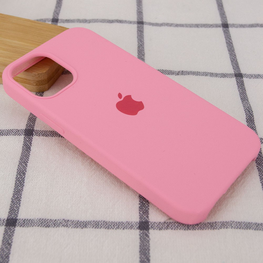 Silicone Case (AA) для iPhone 12 Pro / 12 (6.1") (Light Pink)-1