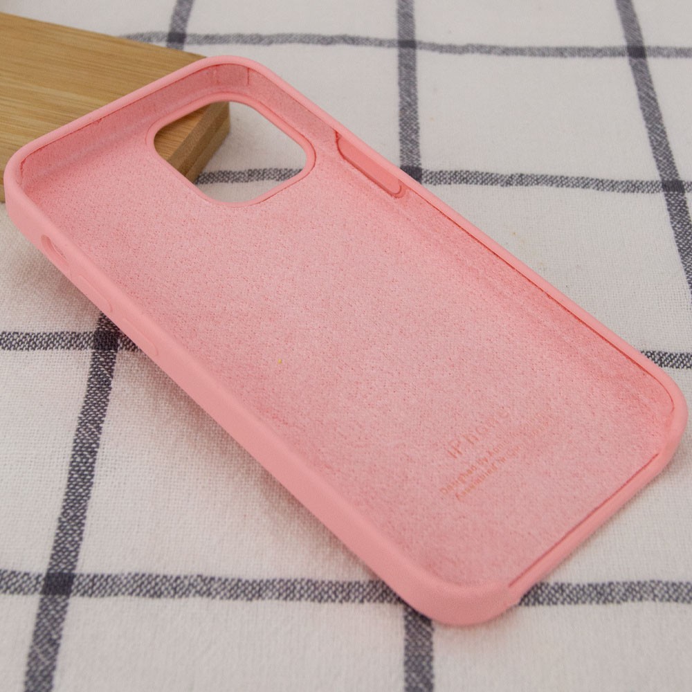Silicone Case (AA) для iPhone 12 Pro / 12 (6.1") (Pink)-2