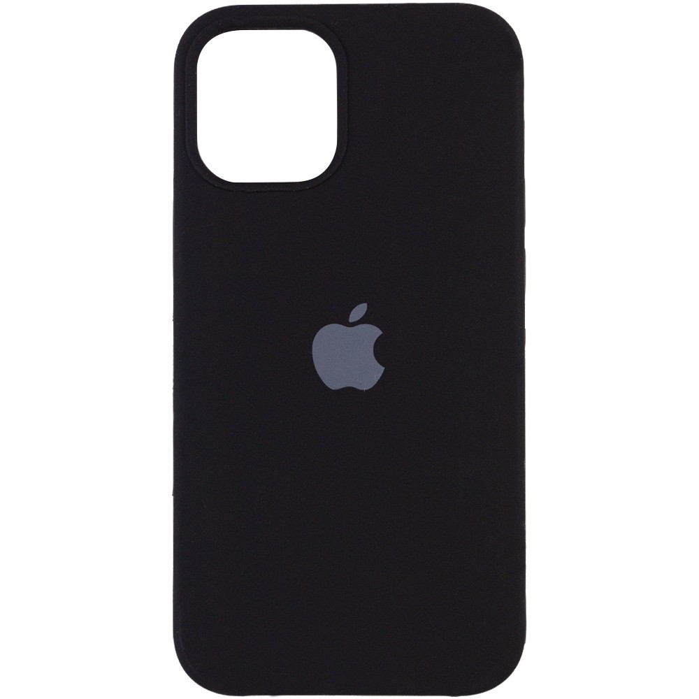 Silicone Case (AA) для iPhone 12 mini (5.4") (Black)-0