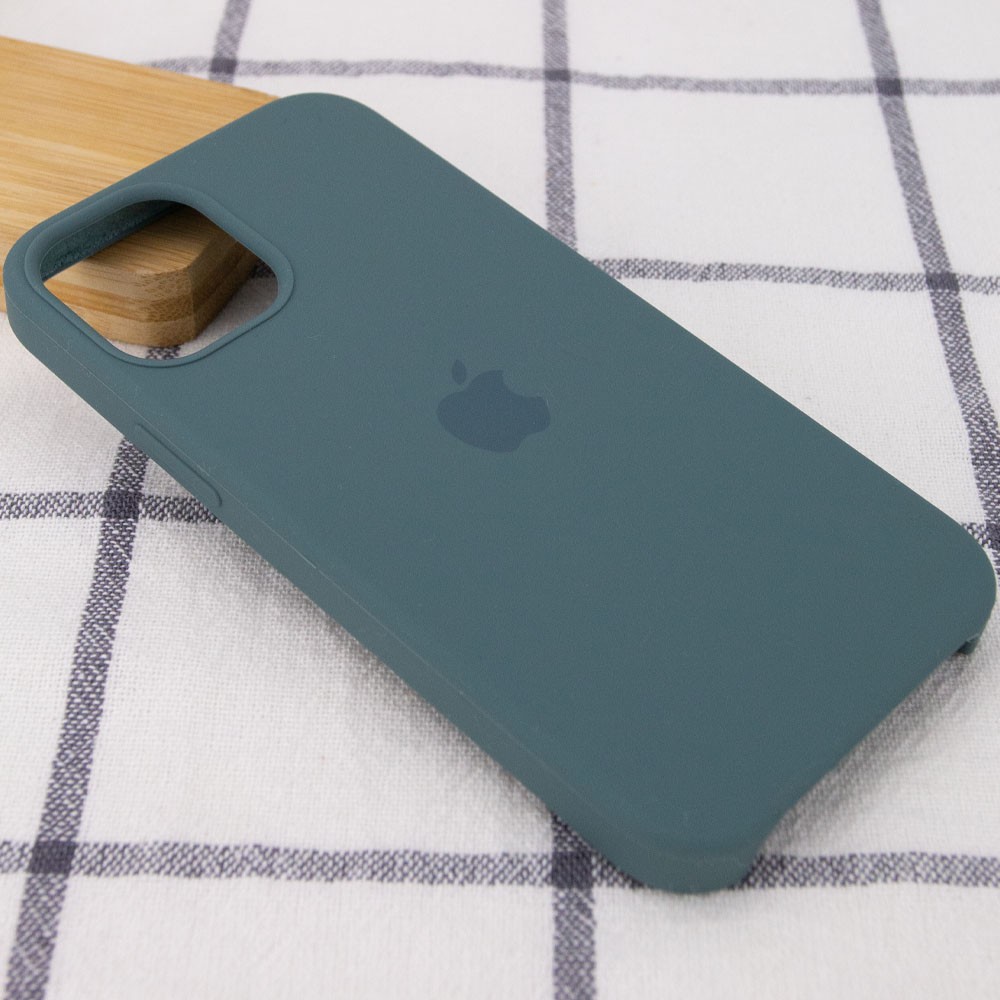 Silicone Case (AA) для iPhone 12 Pro / 12 (6.1") (Pine Green)-1