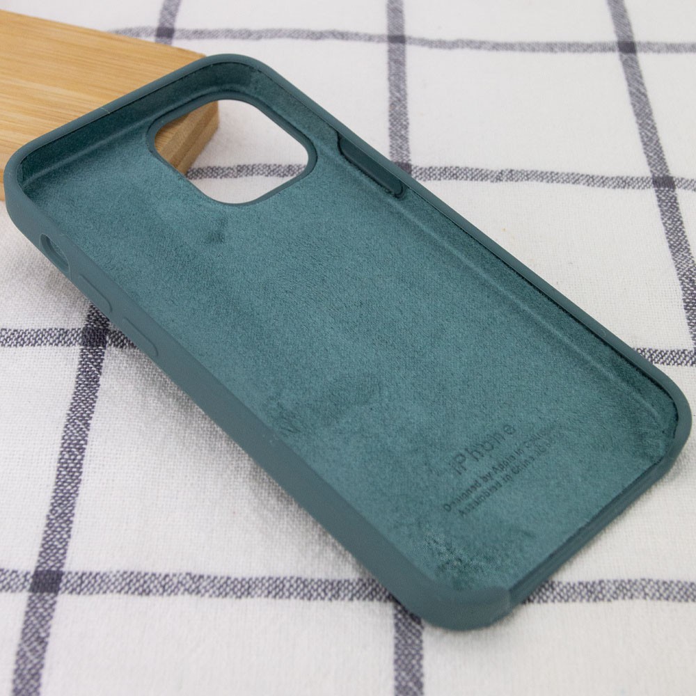 Silicone Case (AA) для iPhone 12 Pro / 12 (6.1") (Pine Green)-2