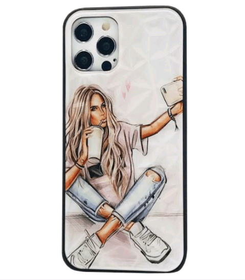 Накладка Ladies для IPhone 12/12 Pro "Selfie"-0
