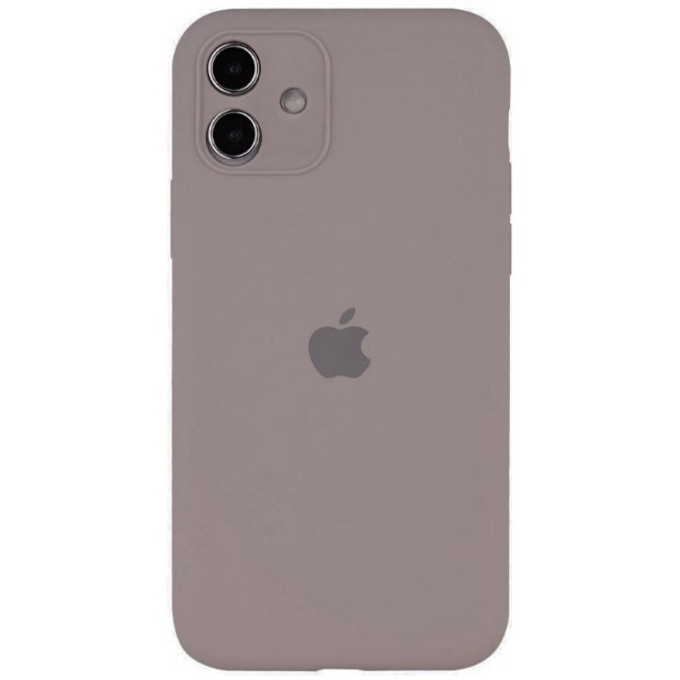 Silicone Case Full Camera Protective (AA) для iPhone 12 (6.1") (Lavander)-0