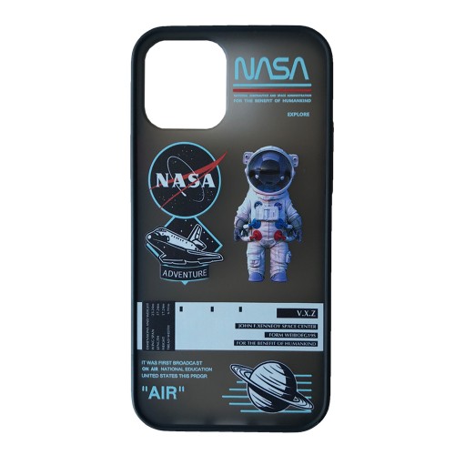 Накладка GENERATION NASA для iPhone 12 Pro Max  Astronaut Saturn 2 Black-0