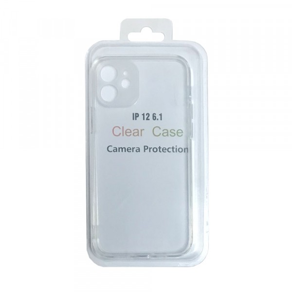 Накладка Premium для IPhone 12  прозорий силікон-0