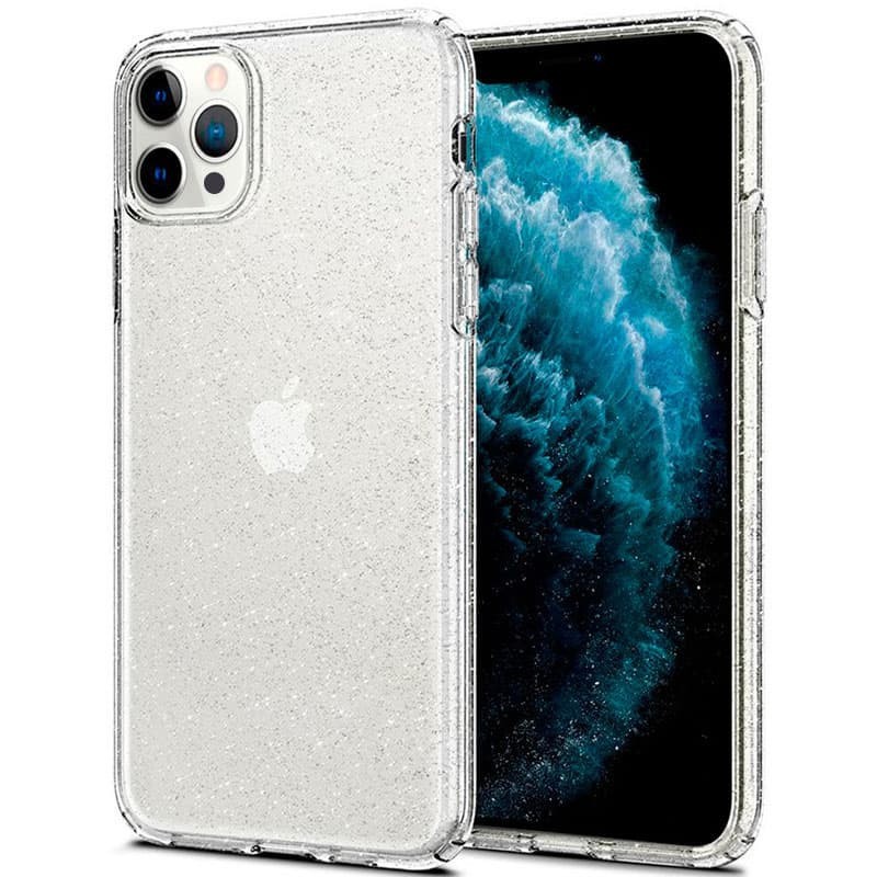 Накладка High quality silicone with sparkles для iPhone 12 Pro-0