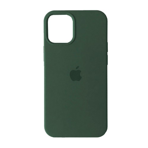 Silicone Case Full для iPhone 12/ 12 Pro (58) pine green-0