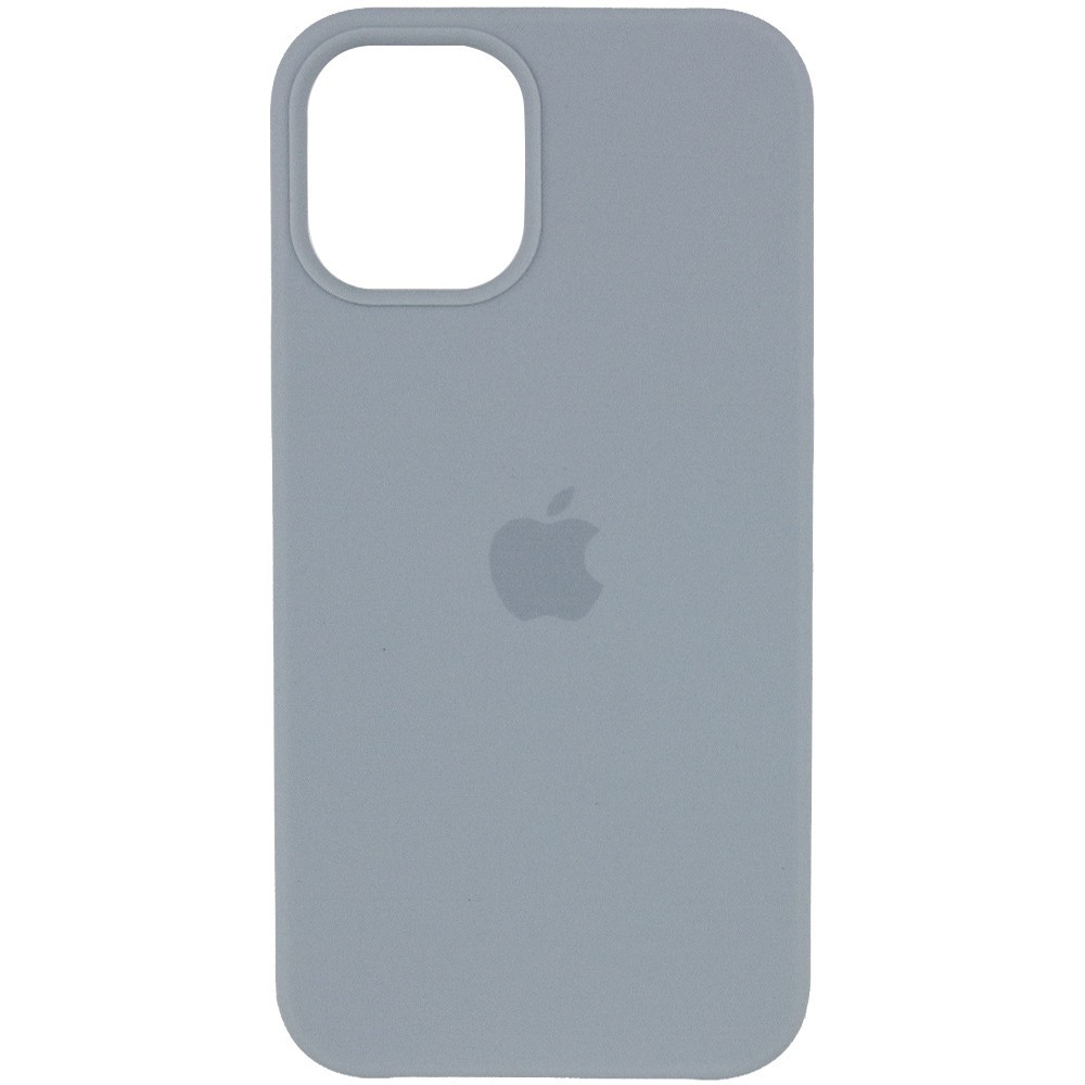 Silicone Case (AA) для iPhone 12 Pro / 12 (6.1") (Mist Blue)-0