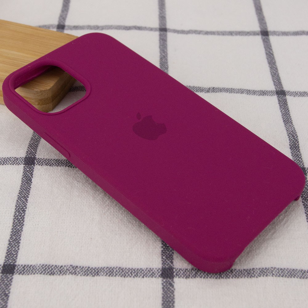 Silicone Case (AA) для iPhone 12 Pro / 12 (6.1") (Pomegranate)-1