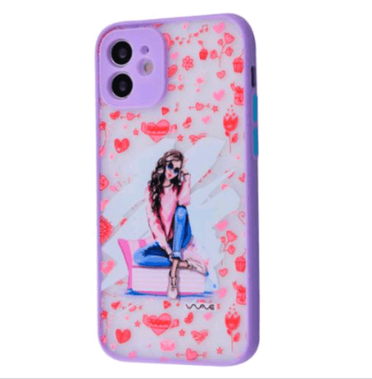 WAVE Cartoon Case  iPhone 12 (heart overload)-0