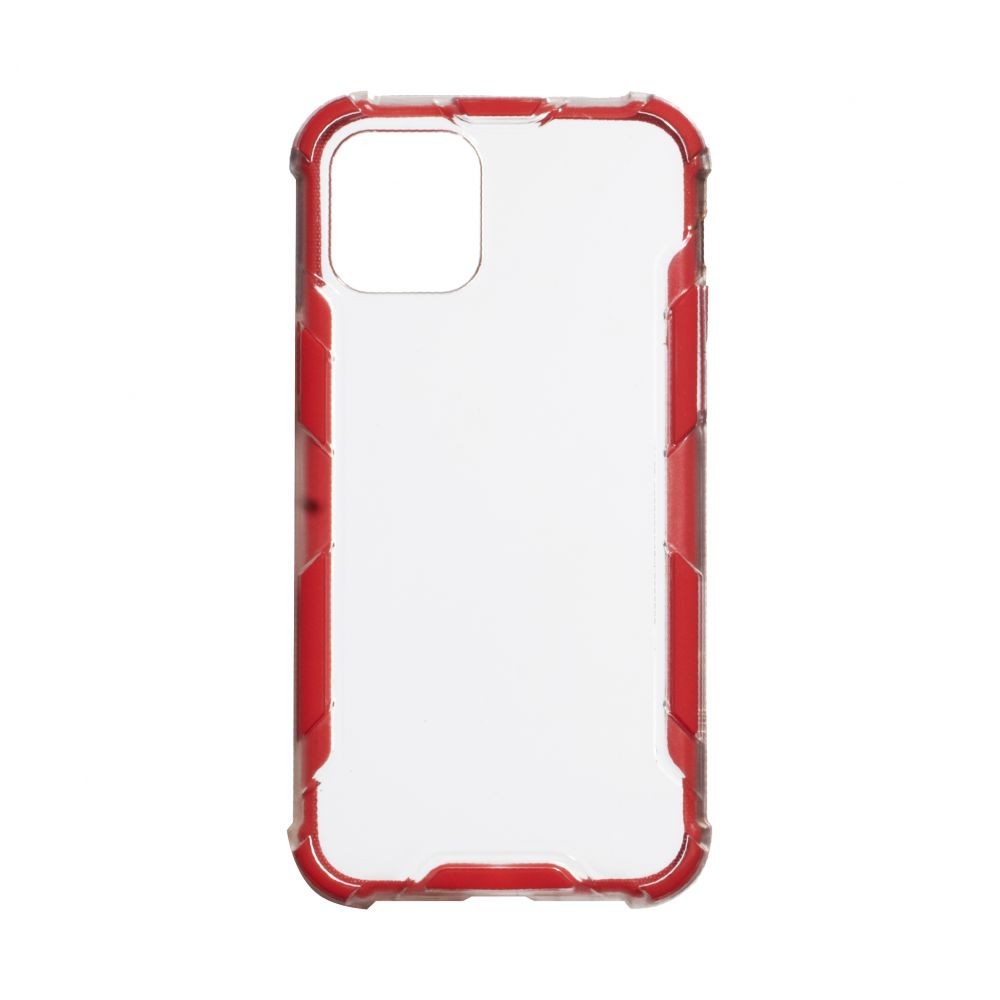 Накладка Armor Color Clear для Iphone 12 Pro Max червона-0