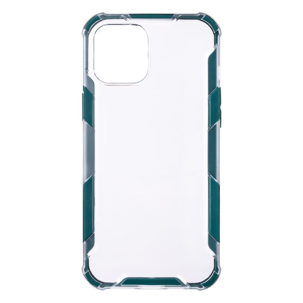 Накладка Armor Color Clear для Iphone 12 Pro Max зелена-0
