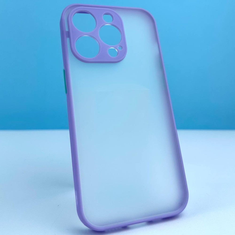 Накладка Totu Gingle Camera для IPhone 12 фіолетова-0