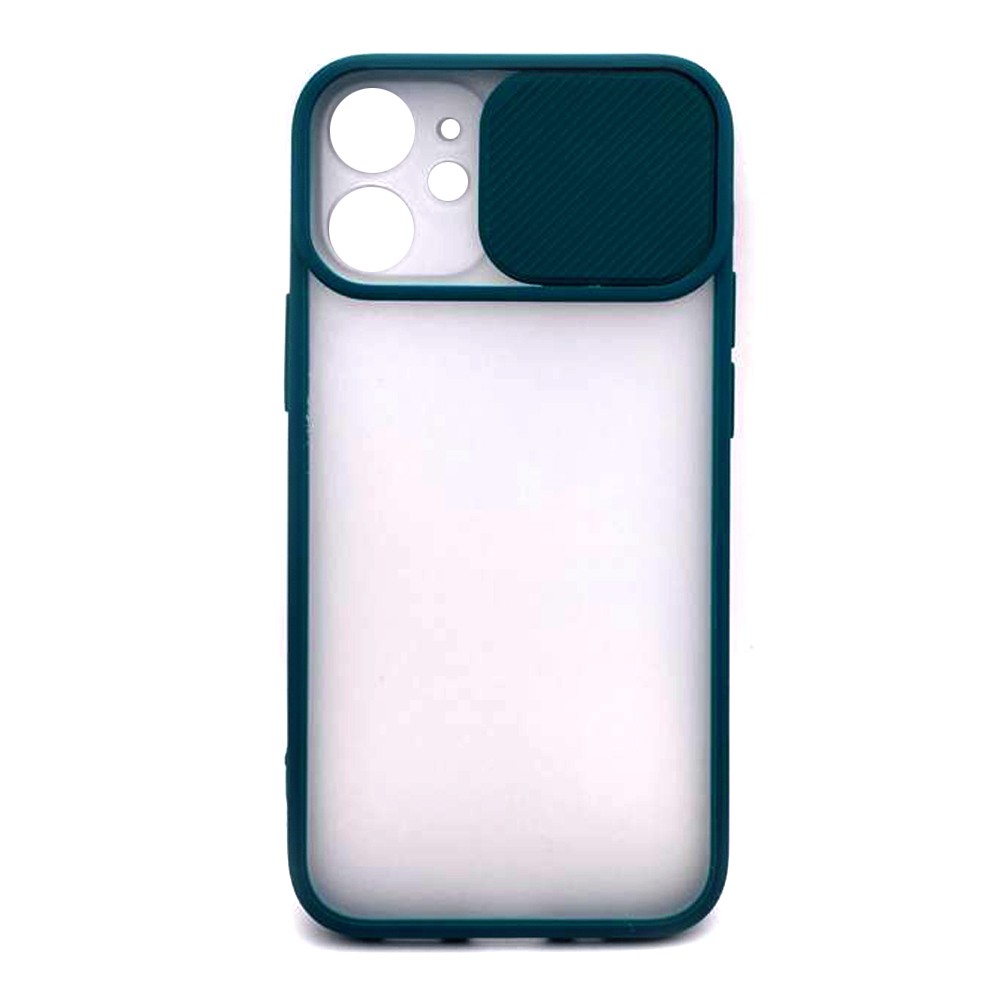 Накладка Camshield mate TPU для IPhone 12 mini (Dark green)-0