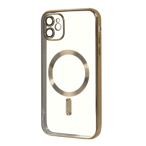 Накладка Metal Matte Case MagSafe для iPhone 13 (gold titanium)-0