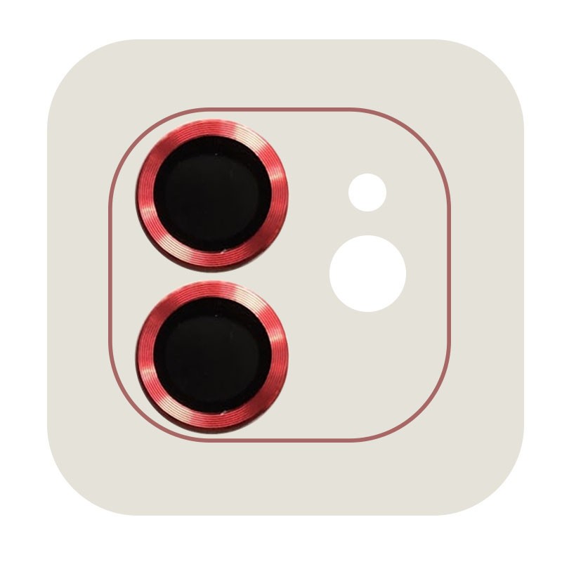 Захист камери для Iphone 11/12 Mini/12 (Red)-0