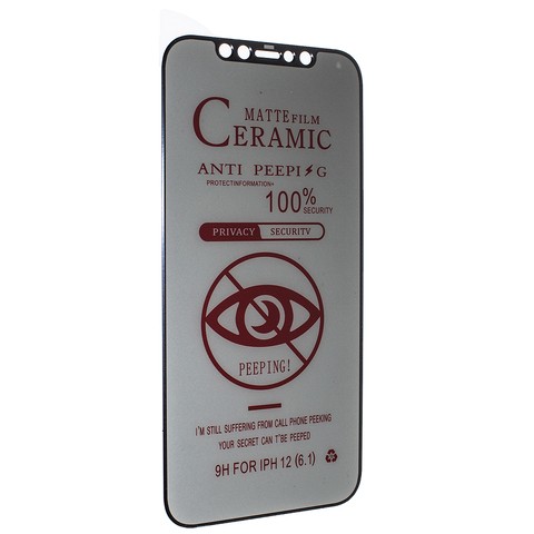 Гнучке скло Ceramic PRIVACY MATTE для iPhone 12/12 Pro матове-0