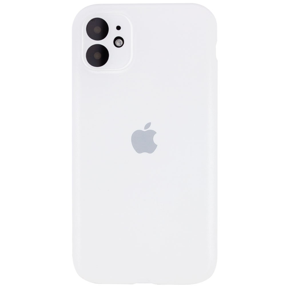Silicone Case Full Camera Protective (AA) для iPhone 12 mini (5.4")  (White)-0