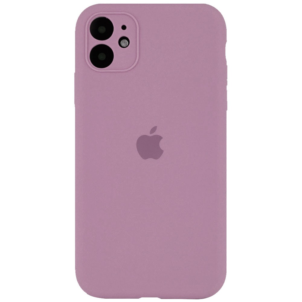 Silicone Case Full Camera Protective (AA) для iPhone 12 (6.1")  (Lilac pride)-0