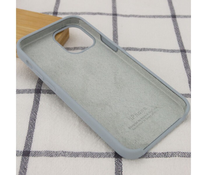 Silicone Case (AA) для iPhone 12 mini (5.4") (Mist Blue)-2