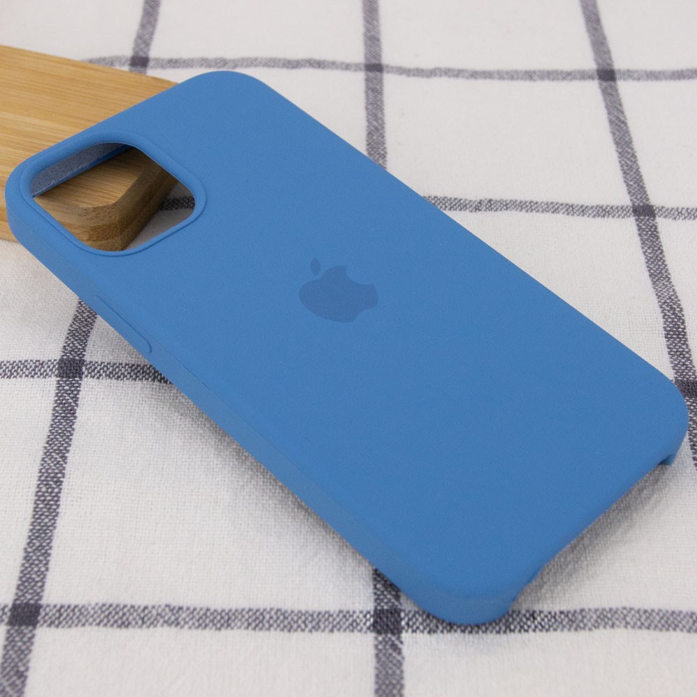Silicone Case (AA) для iPhone 12 mini (5.4") (Denim Blue)-1
