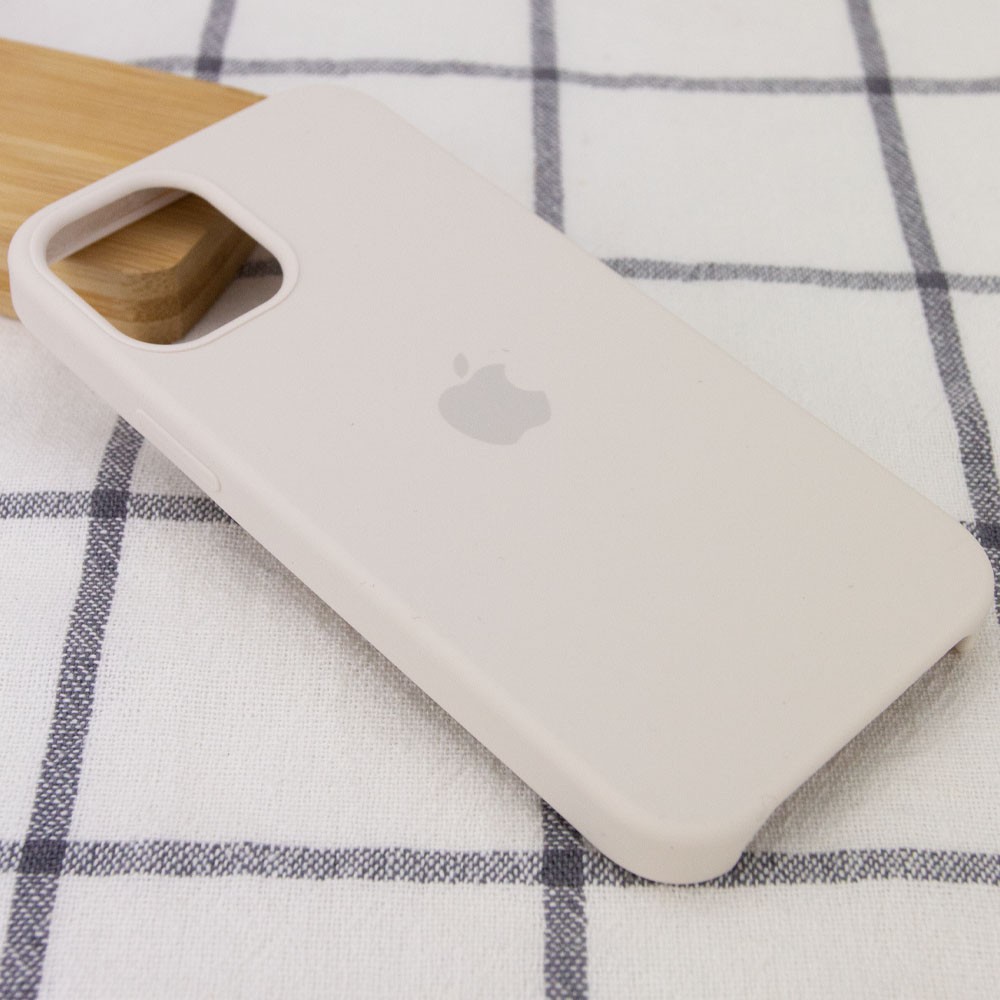 Silicone Case (AA) для iPhone 12 Pro / 12 (6.1") (Antigue White)-1