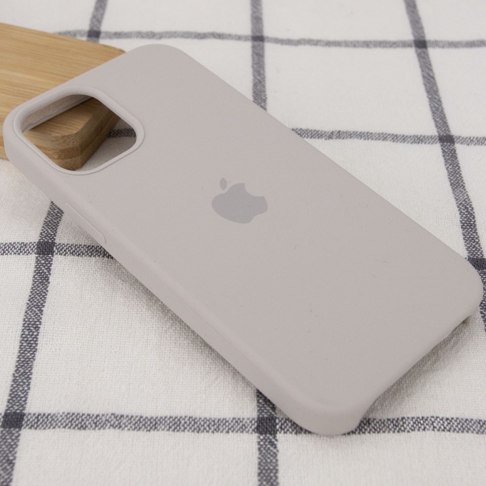 Silicone Case (AA) для iPhone 12 Pro / 12 (6.1") (Stone)-1