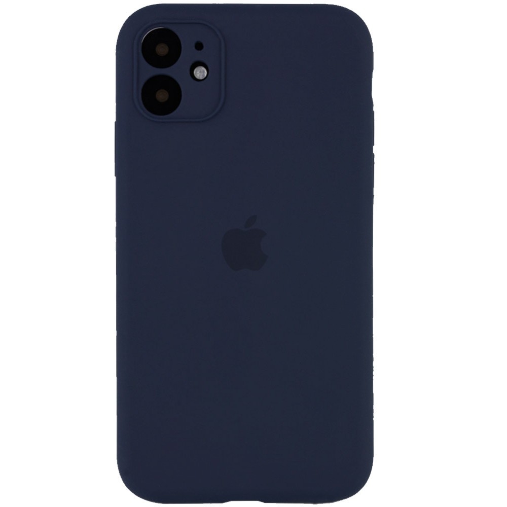 Silicone Case Full Camera Protective (AA) для iPhone 12 mini (5.4")  (Midnight blue)-0