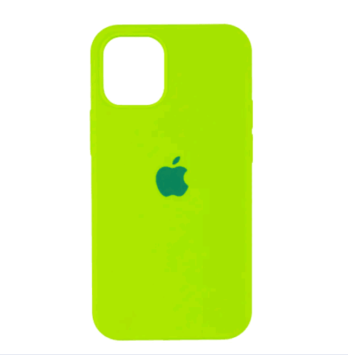 Silicone Case Full Protective (AA) для iPhone 13 (Party green)-0