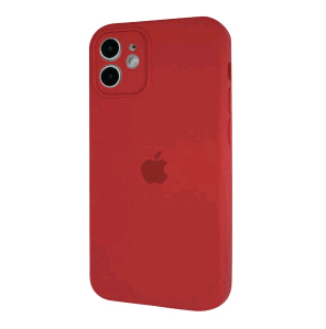 Silicone Case Full Camera Protective (AA) для iPhone 12 (6.1")  (Rust)-0